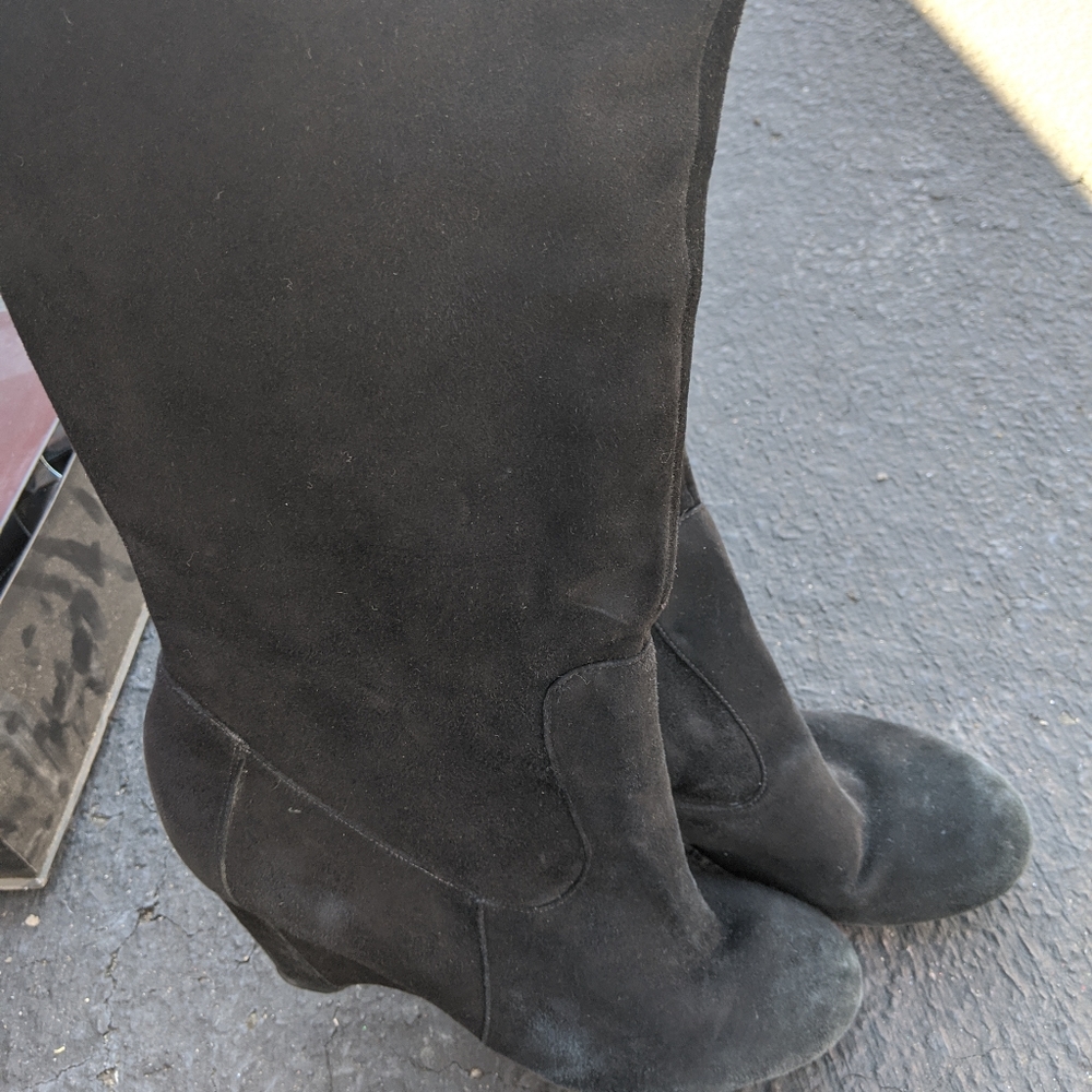 Via Spiga black tall boots